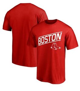 Boston Red Sox MLB Men's Red Short Sleeve Graphic T-Shirts: L-3XL