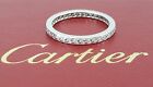 Cartier Classic 1895 Pave Full Circle Eternity Diamond Wedding Band 0.37ct