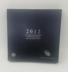 2012 United States Mint | Limited Edition | Silver Proof Set | Black OGP