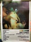Deftones Poster  Saturday Night Wrist Album 12x18 inch promo rare