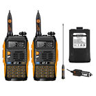 2x Baofeng *GT-3 MarkII* V/UHF 2m/70cm Transceiver Ham Two-way Radio + 3 Battery