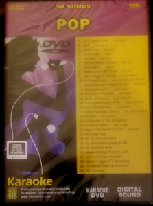 30 SONGS POP KARAOKE (DVD) NEW AND SEALED