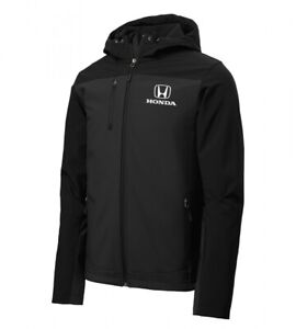 Honda Black Hooded Softshell Jacket