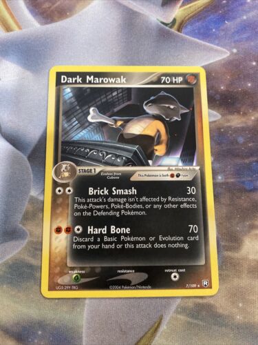 Dark Marowak 7/109 EX Team Rocket Returns Non Holo Rare Vintage Pokemon Card NM