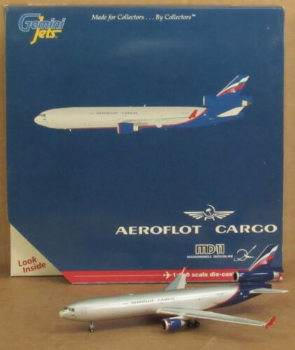 Gemini Jets GJAFL887 Aeroflot Cargo MD-11 Model Airplane 1:400 NOS