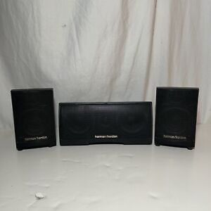 Harman Kardon Home Stereo Surround Sound Speakers Of 3 - 1 CEN-TS5 & 2 SAT-TS5