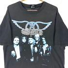 Vintage Aerosmith Nine Lives Tour Giant T-Shirt Size XL 1997 Rock Distressed 90s