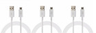 3Pack Micro USB Fast Charger Cable Data Sync Cord For Samsung LG HTC Android