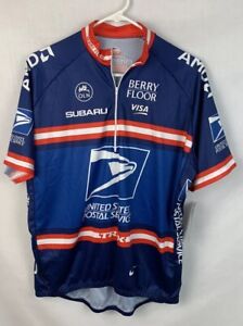 Vintage Nike Cycling Jersey Shirt USPS Team 2004 Dri-Fit Swoosh Athletic 2XL NWT