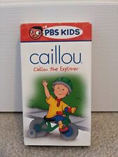USED Caillou the Explorer PBS Kids VHS