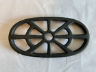 Antique Cast Iron Wood Stove MOO. 186-187 Hot Air Cap Oval Grate Trivet Salvage