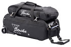 New Xstrike Blk 3 ball tote roller with strap & shoe bag Plus Full Lenght Pocket