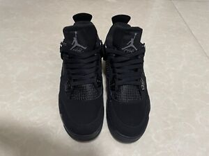 Men’s US Size air-4 Black jordan4 Fashion Sneakers,No Box