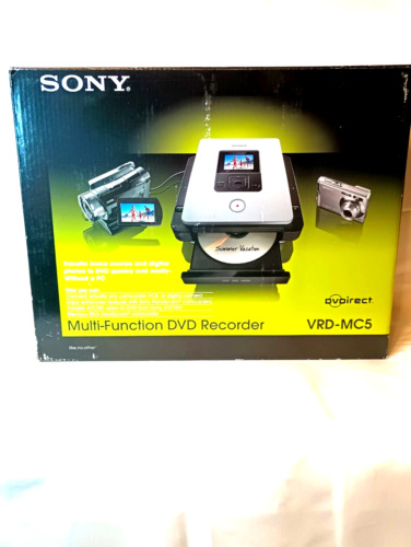 Sony DVD Recorder VRD-MC5 DVDirect Multi-Function VHS to DVD Converter Tested