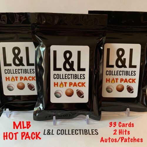 MLB Baseball Mega Hot Pack! 35 cards 4 Hits Auto/Patch