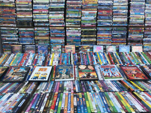 Wholesale DVD Lot of 100 Random Kids Children Family Movies Cartoons - Reselling