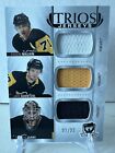 2021-22 UD The Cup Malkin Guentzel Jarry Trios Game Worn Jersey Relics 01/35