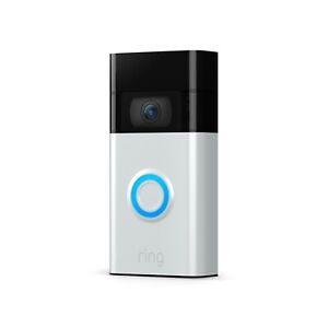 Ring Video Doorbell (2020) 1080p HD Wi-Fi with Motion Detection - Satin Nickel