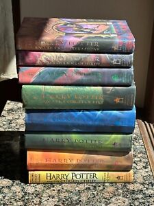 HARRY POTTER Hardcover Book Set Lot 1-8 1st American Edition J.K. Rowling