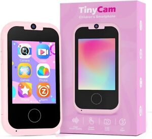 Kids Smart Phone Pink Digital Touchscreen Ages 3-7 Camera Toddler Toy Girls