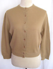 Vintage Carson Pirie Scott Beige Cashmere Cardigan Sweater S/M  USA