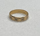 Vintage Frederick Goldman 14K Gold Wedding Band Ring Size 10.5
