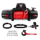 X-BULL 13500lb Electric Winch Synthetic Rope Trailer Truck 4WD SUV Off-Road (For: More than one vehicle)