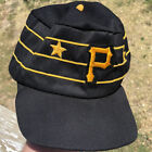 VINTAGE 70's PITTSBURGH PIRATES BASEBALL CAP MLB HAT PILLBOX  EMBROIDERED LARGE