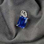 Natural Tanzanite Gemstone Indian Jewelry 925 Sterling Silver Pendant For Girls