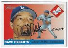 DAVE ROBERTS LOS ANGELES DODGERS SIGNED CARD RED SOX GIANTS PADRES GUARDIANS