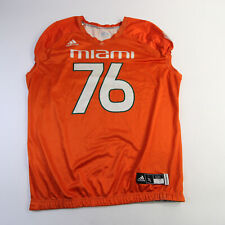Miami Hurricanes adidas Practice Jersey - Football Men's Orange Used