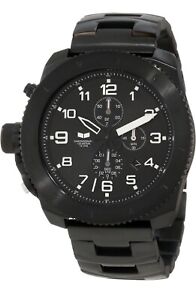 Vestal Restrictor Chronograph Watch Stainless Steel 50mm w/ Extra Band Bracelet