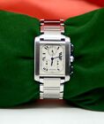 Cartier Tank Francaise Chronograph Stainless Steel Watch 2303