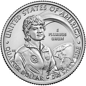 2022 D Dr. Sally Ride Quarter.  Uncirculated From US Mint roll.