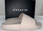COACH Men's Shoes Slide Sandal Size 11 Steam Signature C POOL Cushion $99 NEW