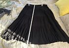Sag Harbor Skirt Womens  Size 18 Black Long