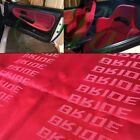 0.75m x 1.6m Red JDM Bride Interior Racing Car Seats Cover Fabric Cloth Decor