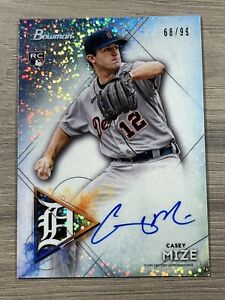 New Listing2021 Bowman Sterling Speckle Refractor 69/99 Casey Mize #BSRA-CM Auto RC