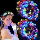 36PCS LED Flower Crown Glowing Garland Light Up Wreath Luminous Headband Gift