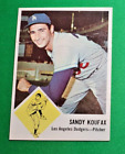 1963 Fleer SANDY KOUFAX #42 *CREASED* Los Angeles Dodgers