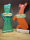 Sealed 1987 Vintage Gumby Bubble Bath And Pokey Conditioner Bottle Perma Toy Co