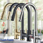 Sensor Touch Kitchen Sink Faucet with Pull Out Sprayer Mixer Tap Stainless Steel