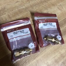 2 Pack Proline Series 3/8-in x 3/8-in Compression Coupling Union Fitting New