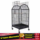 Bird Cage Large Play Top Parrot Finch Cage Macaw Cockatoo Pet Supply with Stand