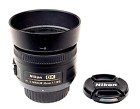 Nikon DX AF-S 35mm 1.8G Prime Lens With Both Caps & Lens Hood