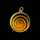 9ct Gold Hologram Pendant - Coil Spiral (Small) - No Chain