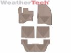 WeatherTech All-Weather Floor Mats for Ford Flex 2009-2019 1st 2nd 3rd Row Tan (For: 2011 Ford Flex Limited 3.5L)