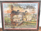 RARE 1880s Halladay US Wind Mill Engine Pump Co Batavia IL Advertising FARM SIGN