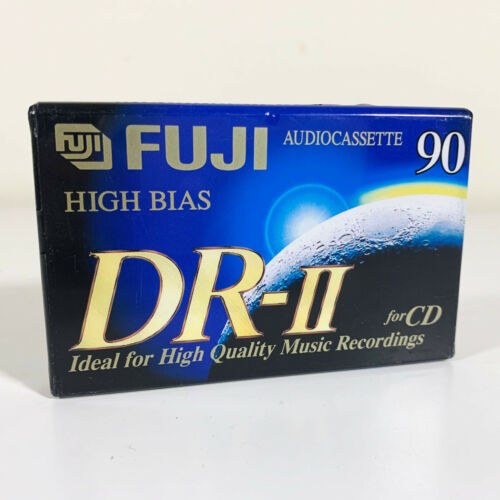 [NEW SEALED] Fuji DR-II 90 High Bias Type II Blank Cassette Tape