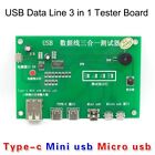 USB Cable Triad Tester Charging Cable Test Card Tpye-C USB PCB Board Data Wire